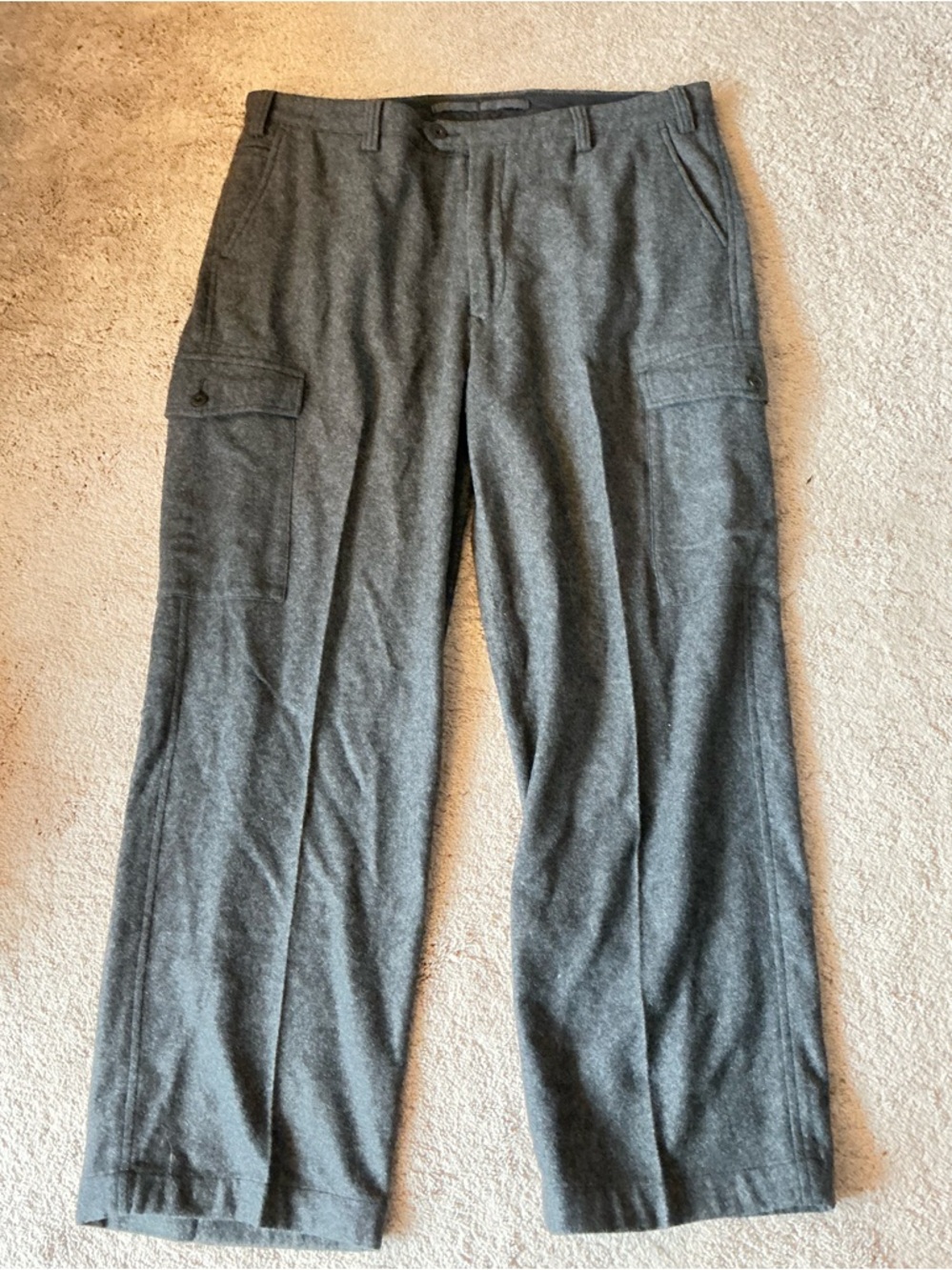 Nautica Charcoal Gray Cargo Pants EUC